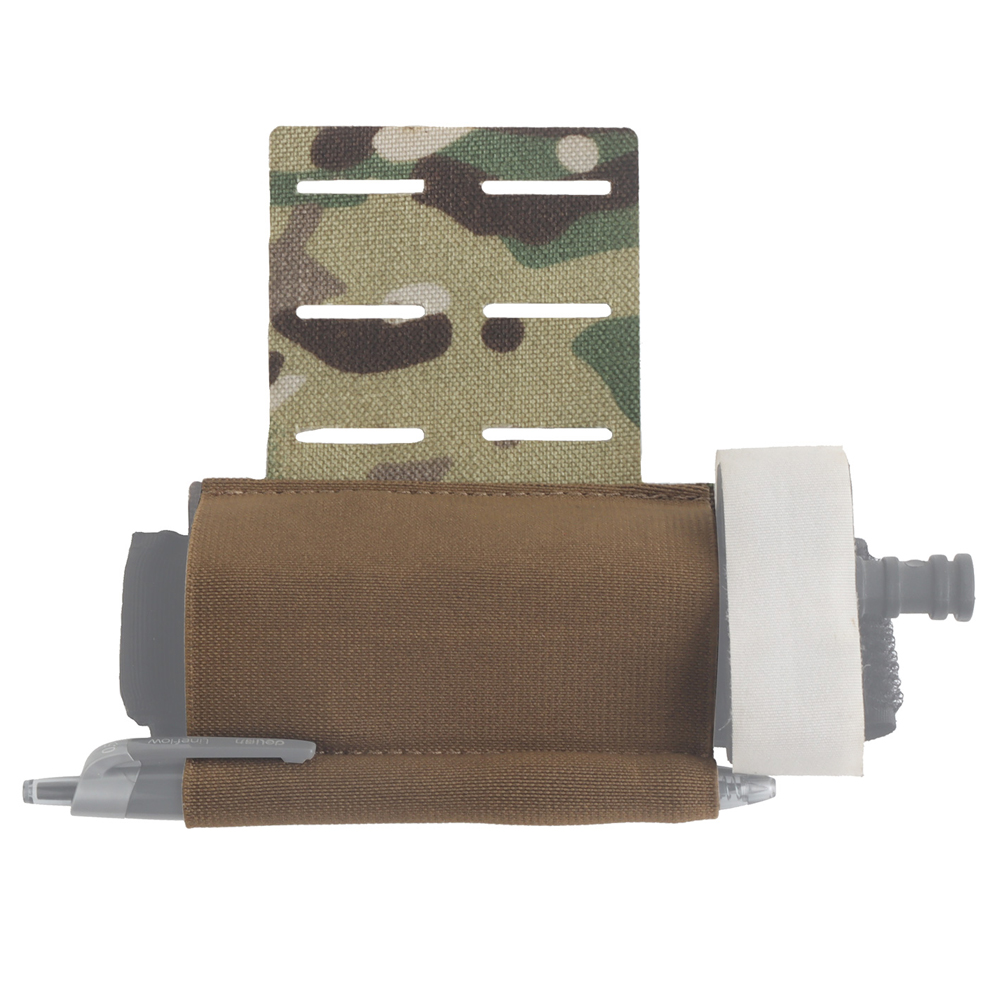 Outdoor Hunting Prints - タクティカル止血帯ホルダー、MOLLEシステム対応、アウトドア、キャンプ、ハイキング、旅行用、IFAK（個人用救急キット）ポーチ、フック＆ループ付き、狩猟用ベストに取り付け可能。