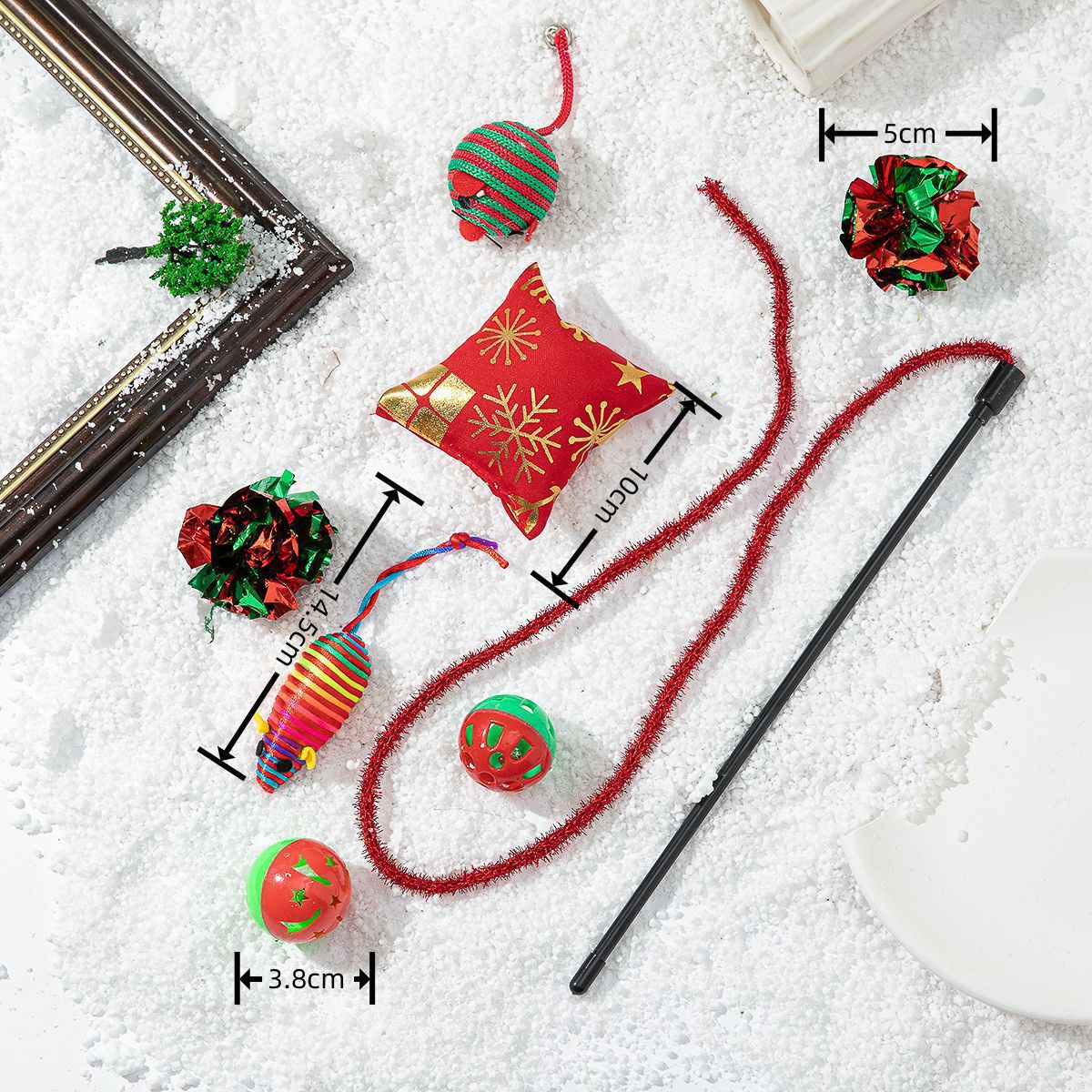 新しいペット用クリスマス猫のおもちゃ、インタラクティブパズル - Elk Bugle Call のレビューと価格