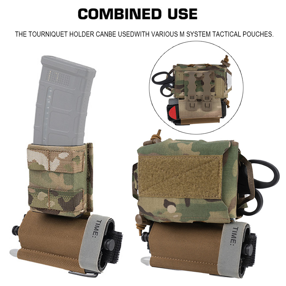 タクティカル止血帯ホルダー、MOLLEシステム対応、アウトド - Outdoor Hunting Prints のレビューと価格